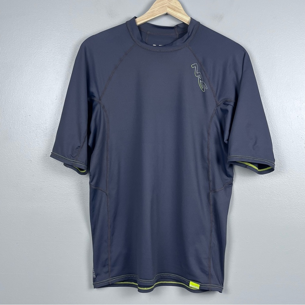 NRS Mens H2Core UPF 50 Short Sleeve Nylon Blend Rash Guard Size M; Surfing, Swim